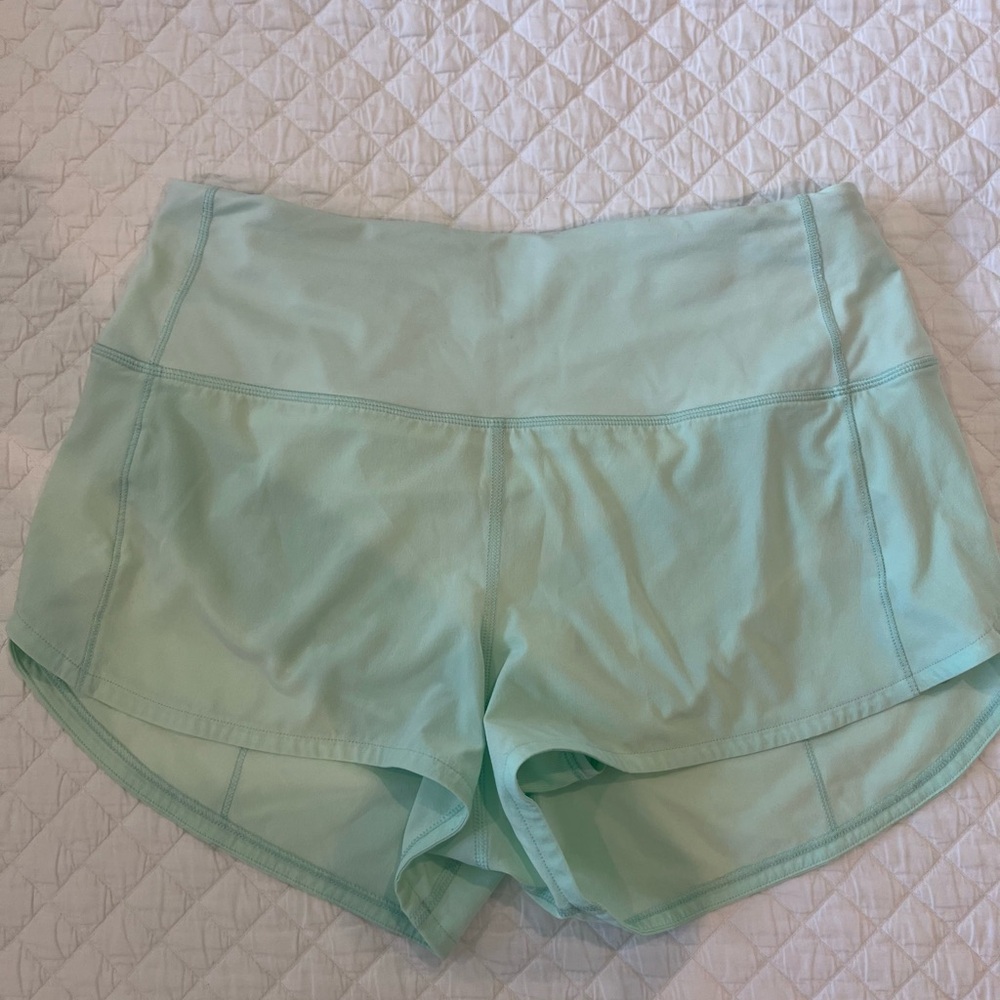 Lululemon Mint Moment Speed Up High-Rise Lined Short 2.5"